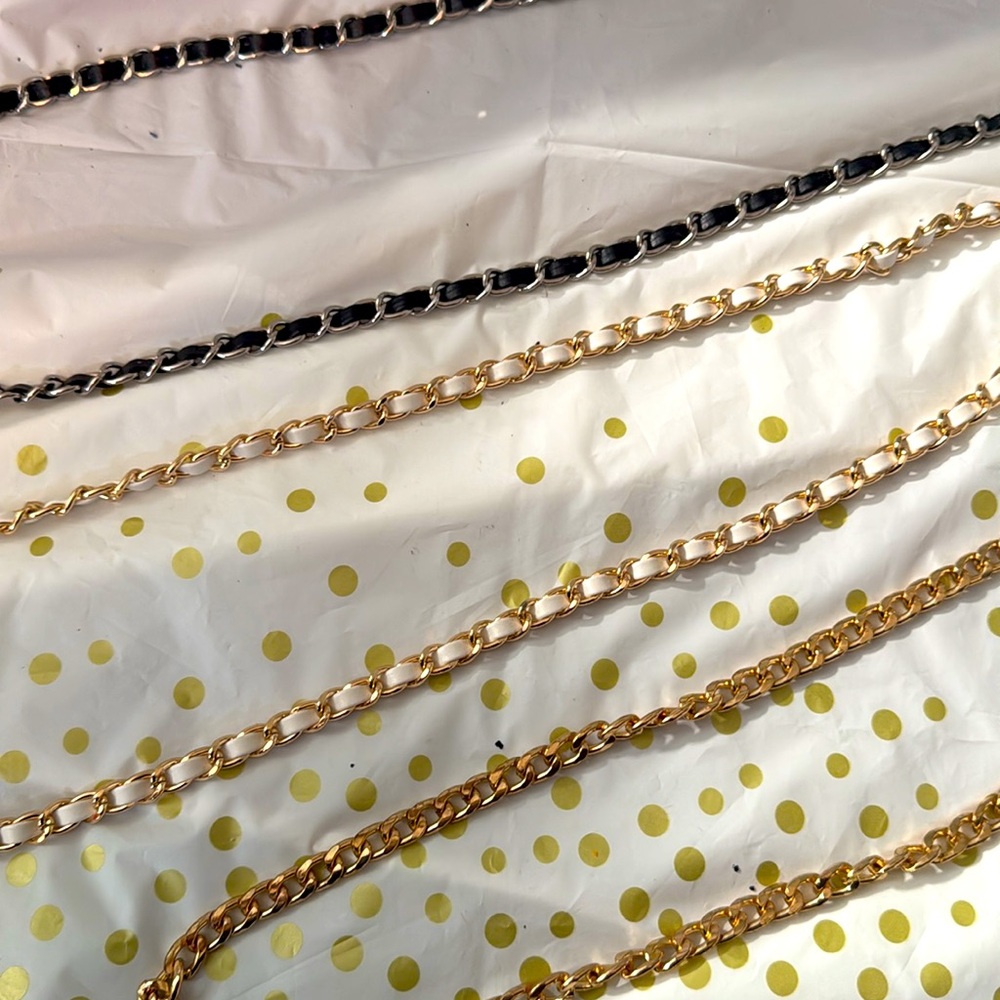 Non branded chains/extenders for wallet or handbags